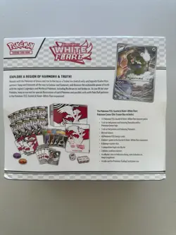 Pokemon Scarlet and Violet White Flare Pokemon Center Elite Trainer Box ETB - Image 2