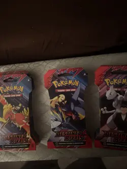 Pokemon Destined Rivals Sleeved Booster Pack LOT OF 15 ALL New Sealed 🔥 💪 - Image 1