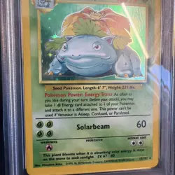 1999 Pokemon Base Set Venusaur Holo 15/102 PSA 8 Near Mint - Mint - Image 3