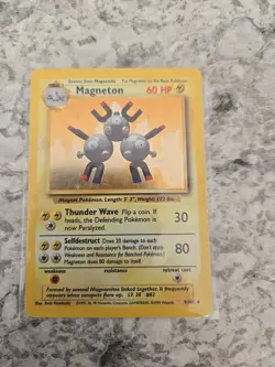 Pokemon TCG Magneton Base Set 9/102 Holo 1999-2000 Wizards Base Set Copyright... - Image 1