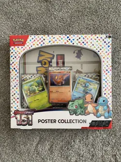 🔥 Pokemon TCG Scarlet & Violet - 151 Poster Collection Box - 3 Packs - Image 1