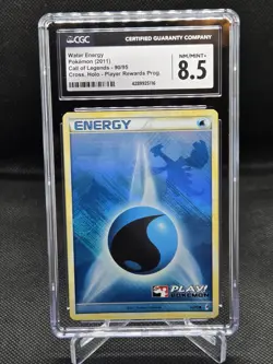Pokemon Call Of Legends Water Energy Cross Holo Player Rewards CGC NM/Mint+ 8.5 - Image 1