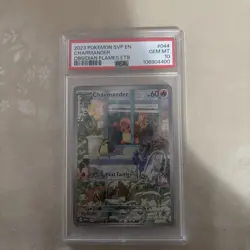 2023 POKEMON SVP EN-SV BLACK STAR PROMO #044 CHARMANDER PSA 10 - Image 4