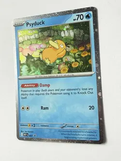 Psyduck MEP007 Black Star Promo - Cosmos Holo - Mega Evolution - Pokemon - Image 2