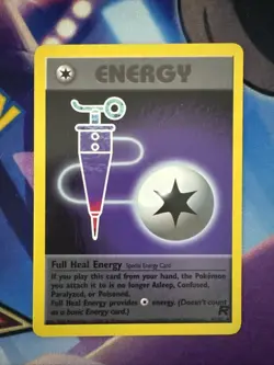 Pokemon TCG - Full Heal Energy 81/82 Team Rocket Regular Unlimited - LP - Image 1