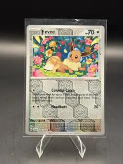 Eevee Reverse Holo 50/64 Shrouded Fable Pokemon TCG (NM) - Image 1