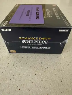 One Piece Sealed Romance Dawn OP01 Booster Box (Blue Bottom) SEE DESCRIPTION - Image 1