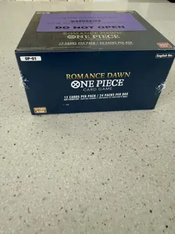 One Piece Sealed Romance Dawn OP01 Booster Box (Blue Bottom) SEE DESCRIPTION - Image 2