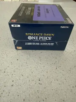One Piece Sealed Romance Dawn OP01 Booster Box (Blue Bottom) SEE DESCRIPTION - Image 4