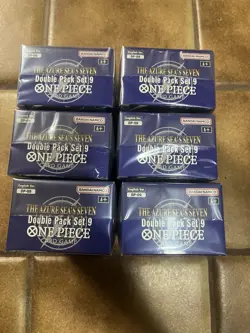 (6) One Piece TCG The Azure Sea’s Seven Double Pack New In Hand Ready To Ship - Image 3