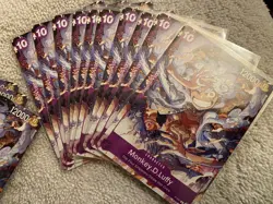 ONE PIECE TCG: Monkey.D.Luffy ST18 P-041 PROMO x60 PURPLE Starter Deck all NM - Image 3