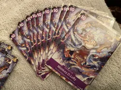 ONE PIECE TCG: Monkey.D.Luffy ST18 P-041 PROMO x60 PURPLE Starter Deck all NM - Image 4