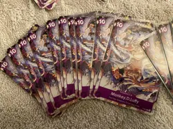 ONE PIECE TCG: Monkey.D.Luffy ST18 P-041 PROMO x60 PURPLE Starter Deck all NM - Image 5