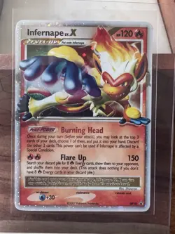 Infernape LV.X DP10 Black Star Promo 2007 Holo Rare Pokemon Card TCG - Image 1