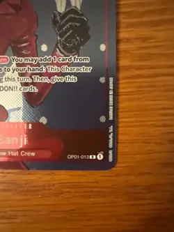 Sanji - OP01-013 (Alternate Art) OP01-013 One Piece Promotion Cards Foil - Image 3