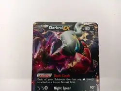 Pokemon Darkrai EX Trading Card Dark Explorers 63/108 Holo Ultra Rare TCG #Live - Image 2