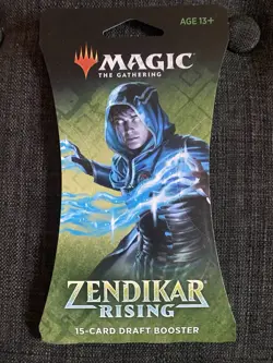 Magic The Gathering ZENDIKAR RISING 15 Card Draft Booster Pack - Image 1