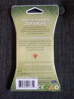 Magic The Gathering ZENDIKAR RISING 15 Card Draft Booster Pack - Image 2