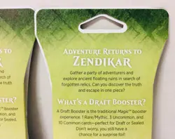 MAGIC The Gathering “ZENDIKAR RISING” 15 Card Draft Booster Pack (Lot of 2) NEW - Image 5