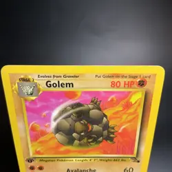 Golem Fossil 36/62 1st Edition Regular Vintage Pokemon Card 1999 WOTC - Image 2