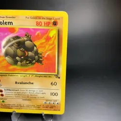 Golem Fossil 36/62 1st Edition Regular Vintage Pokemon Card 1999 WOTC - Image 5
