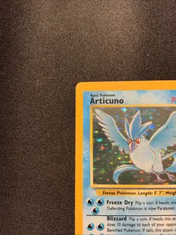 Articuno Fossil Holo 2/62 Unlimited MP Vintage Pokemon Card WOTC 1999 - Image 2