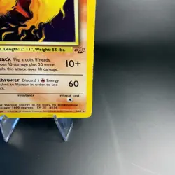 Flareon Jungle 3/64 Holo Unlimited Holo Rare MP Vintage Pokemon Card WOTC 1999 - Image 4