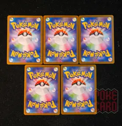 5 PCS SR SET | Team Rocket's Mewtwo ex SR SV10-114/098 Pokemon Card Japanese #1 - Image 2