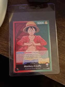 Pre-Errata Monkey.D.Luffy (003) OP01-003 One Piece Demo Deck Card Leader - Image 1
