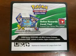 Pokemon League Battle Deck Reshiram & Charizard GX PTCGO Code Card Email! - Image 1