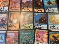 MTG LOT of 79 SIGNED Alan Pollack cards! Foil and nonfoil, variable condition! - Image 3
