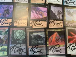 MTG LOT of 79 SIGNED Alan Pollack cards! Foil and nonfoil, variable condition! - Image 4