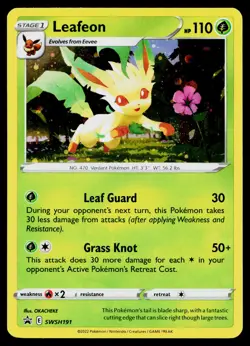 Leafeon SWSH191 SWSH: Sword & Shield Promo Cards #2 *SWIRL* - Image 1