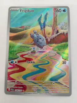 Pokemon Frigibax Full Art Trading Card Paldea Evolved 208/193 Holo TCG #Live - Image 1