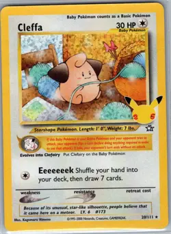 Cleffa 20/111 Celebrations: Classic Collection - Pokemon Card - NM - Image 1