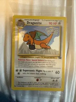 Dragonite The First Movie Stamped Promo Pokemon Card 5 Wizards Of The Coast - Image 1