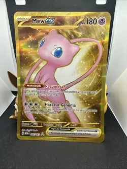 Mew Ex Jumbo Card 205/165 151 S&V - Brazilian Exclusive NM - Image 1