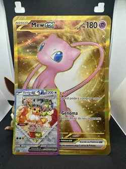 Mew Ex Jumbo Card 205/165 151 S&V - Brazilian Exclusive NM - Image 2