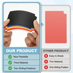 100 Pcs Index Card Dividers Football Trading Card Storage Dividers, Black - Image 3