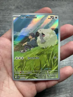 Pokemon Card - Hop's Wooloo Journey Together 170/159 Holo Illustration Rare IR - Image 1