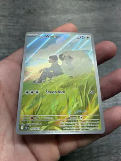 Pokemon Card - Hop's Wooloo Journey Together 170/159 Holo Illustration Rare IR - Image 2