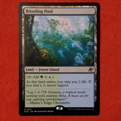 Breeding Pool #0251 MTG: Edge of Eternities (Regular) (Rare) (Land) (Green/Blue) - Image 1