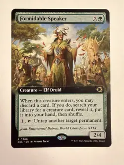 MTG Formidable Speaker 0366 (EXTENDED ART) | Lorwyn Eclipsed ECL - Image 1