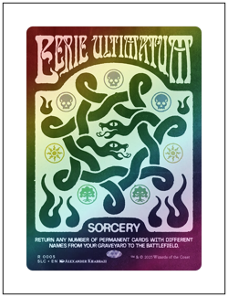 1x Eerie Ultimatum, 0005, Foil, Secret Lair Encyclopedia, Magic MTG NM - Image 1