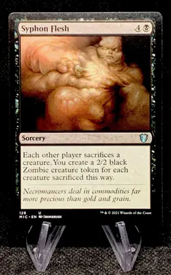 MTG Innistrad: Midnight Hunt Commander Syphon Flesh #129 - Image 1