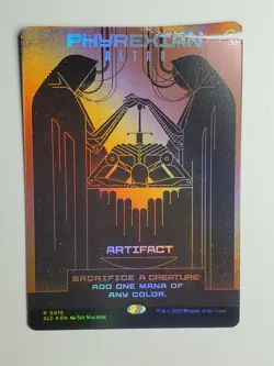 Phyrexian Altar FOIL - Secret Lair Encyclopedia of Magic MTG DAMAGED - Image 1
