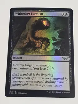 MTG Withering Torment Duskmourn: House of Horror Foil - Image 1