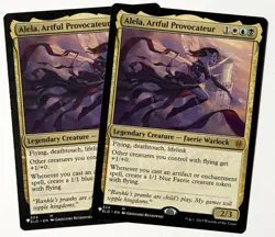 X2 MTG Throne of Eldraine (324) Alela, Artful Provocateur -NM- Mythic - The List - Image 1