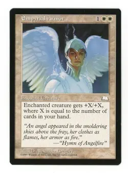 Magic the Gathering Weatherlight Empyrial Armor MTG White NM - Image 1