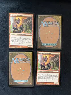 Magic the Gathering Flamekin Harbinger Planechase X4 - Image 1